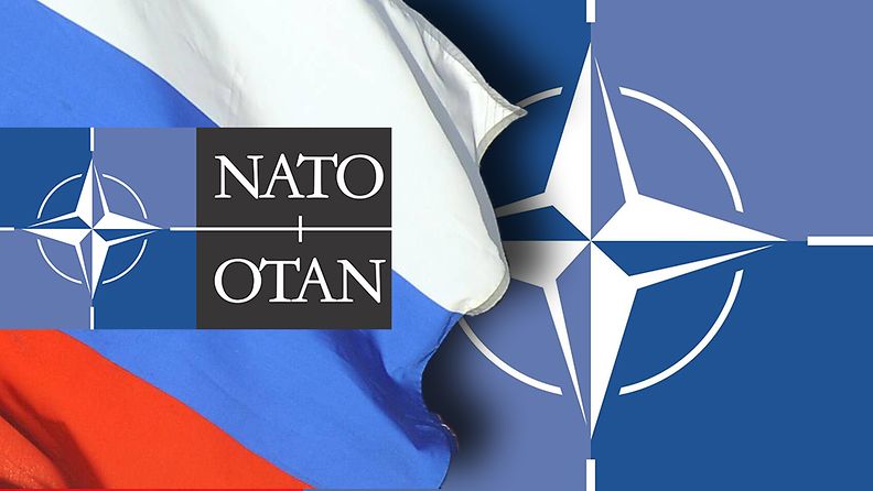 NATO Venäjä lippu