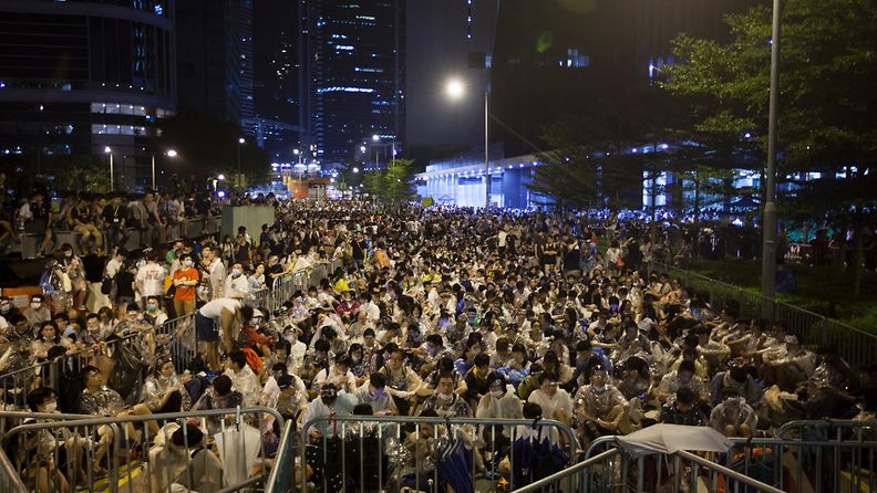 Kiina, mielenosoitus, Hongkong