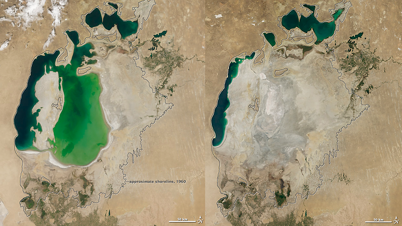 Aral Sea NASA