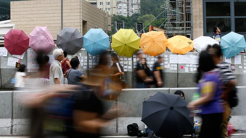 sateenvarjot Hongkong