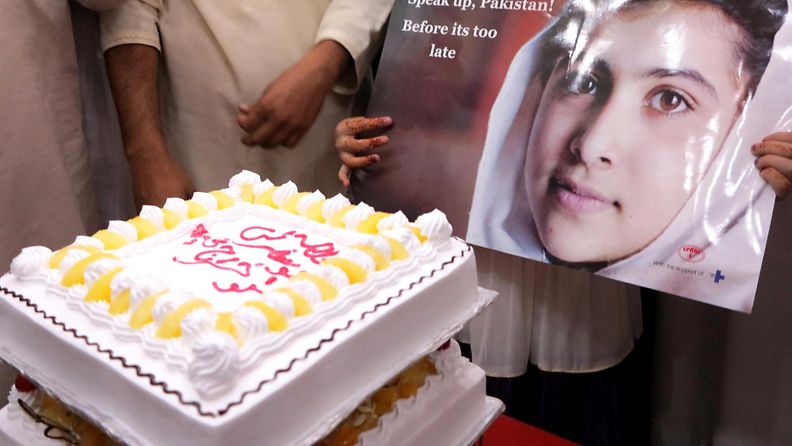 Malala Yousafzaita juhlittiin kermakakulla