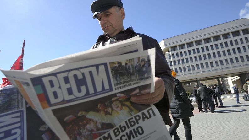 Venäjä lehti media tiedostusväline 