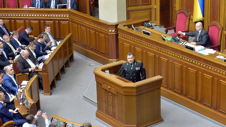 Ukrainan puolustusministeri Stepan Poltorak 14. lokakuuta 2014.