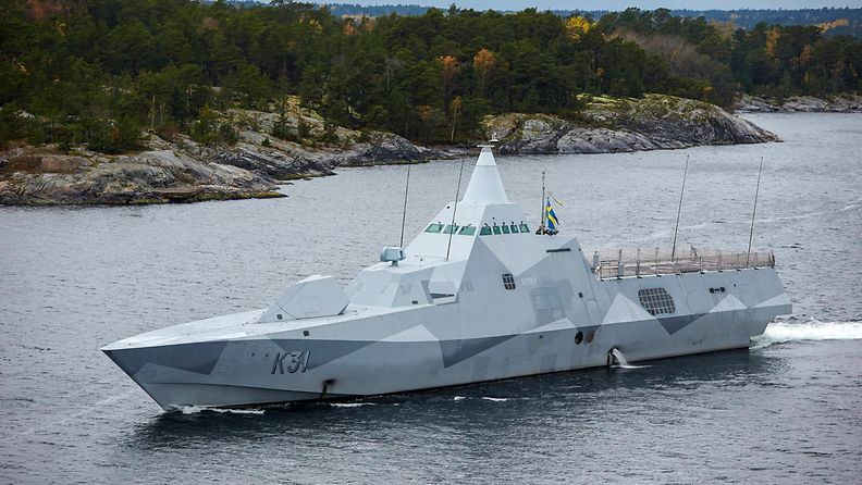 ruotsi tukholma sukellusvenejahti tukholman saaristo venäjä korvetti