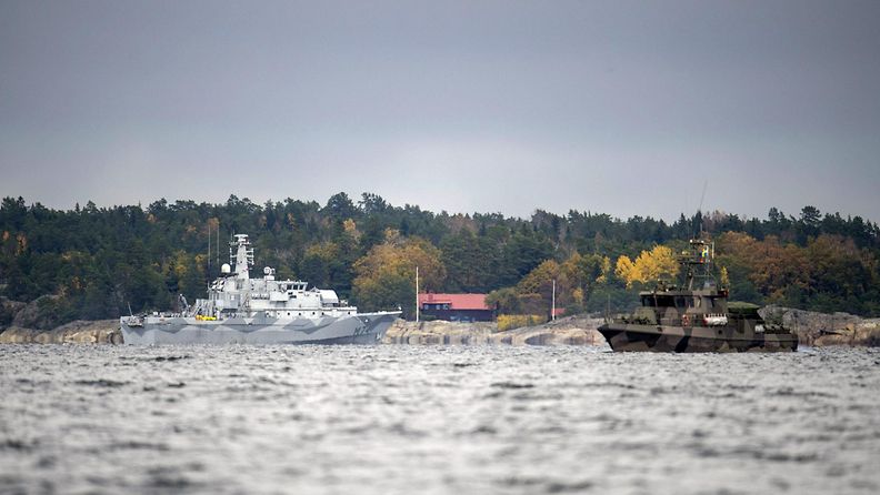 ruotsi sukellusvene etsinnät armeija puolustusvoimat meri