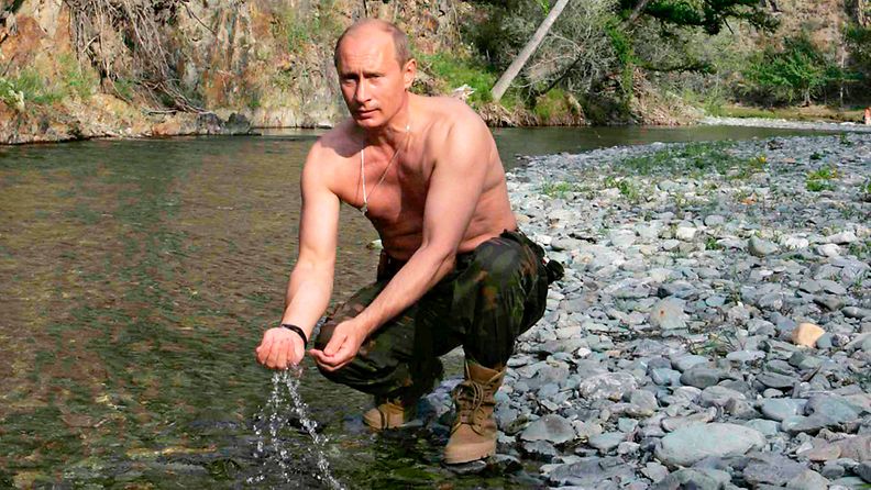 Putin Tuva kalastus 2007