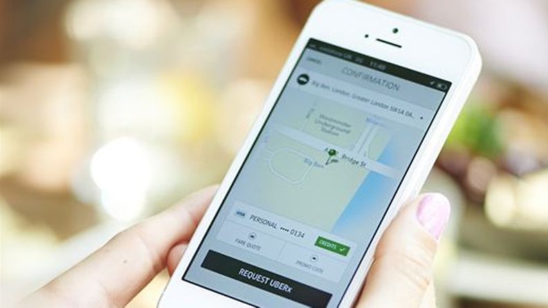 Uber taksi älypuhelin sovellus