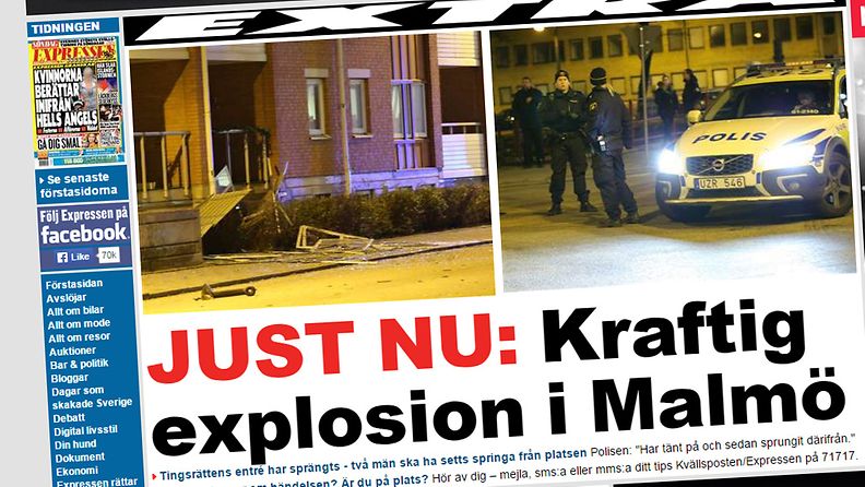 Malmö räjähdys Expressen