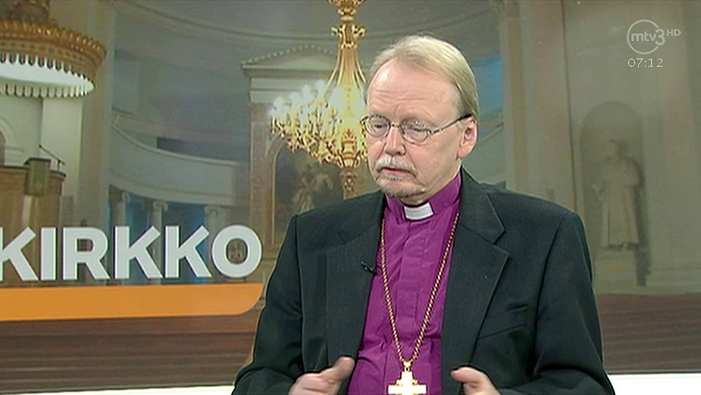 Arkkipiispa Kari Mäkinen Huomenta Suomi 04122014