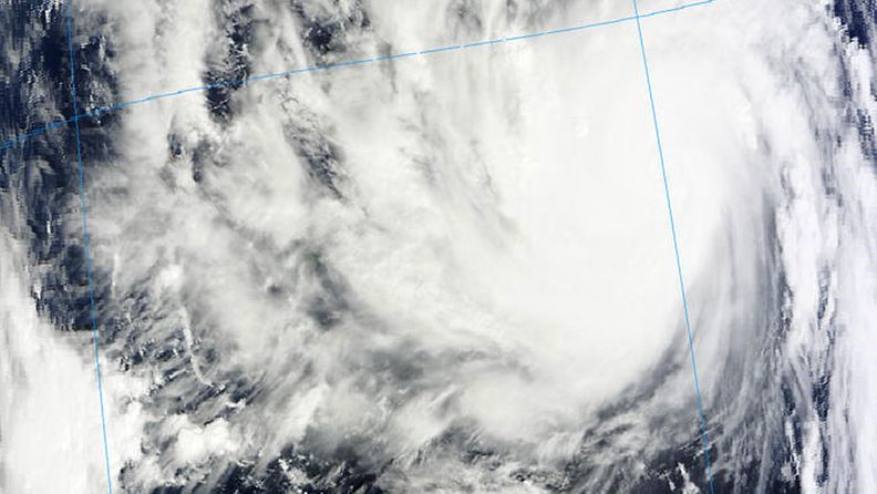 Taifuuni Hagupit Tyynellämerellä 3. joulukuuta 2014. Kuva: NASA