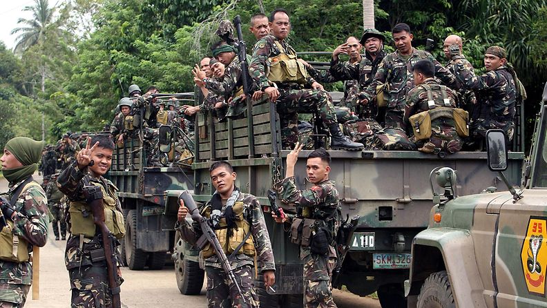 Filippiiniläissotilaita 