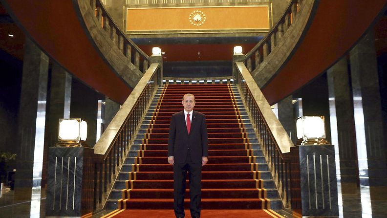 Erdogan Turkki presidentinpalatsi