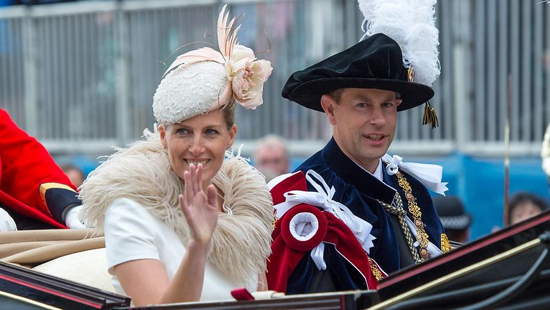 Wessexin kreivitär Sophie ja prinssi Edward kesällä 2014.