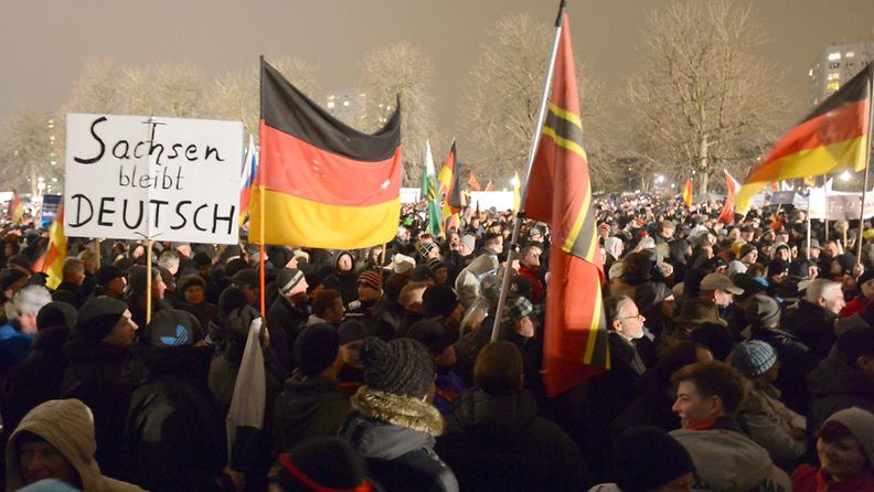 Saksa dreden mielenosoitus