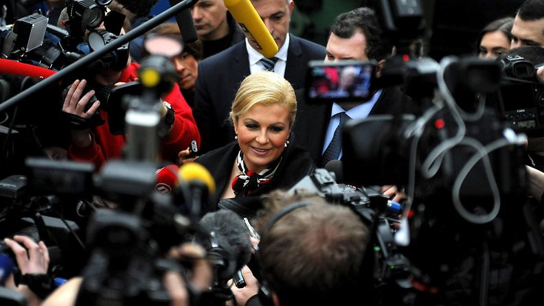 Kroatian naispresidentti