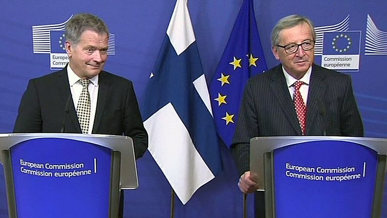 Niinistö Juncker Bryssel