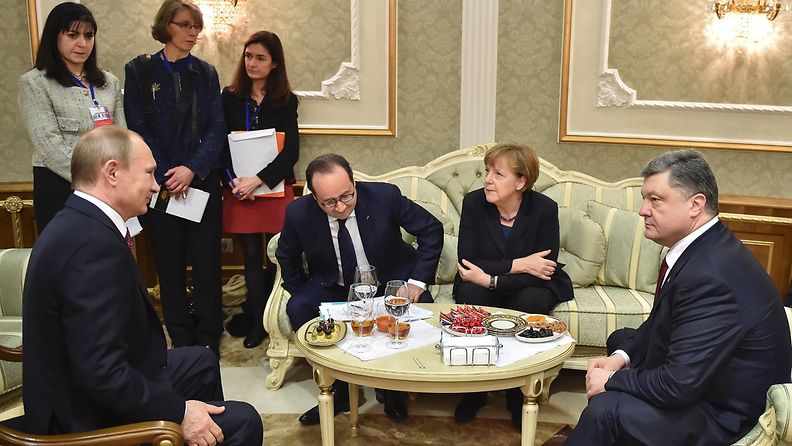 Ukraina-neuvottelut Minsk 11.2.2015