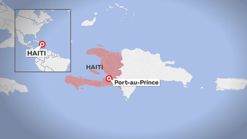 Haiti kartta