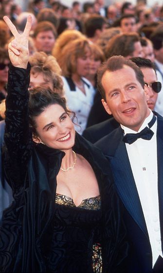 Demi Moore ja Bruce Willis, Academy Awards, Los Angeles, 1989