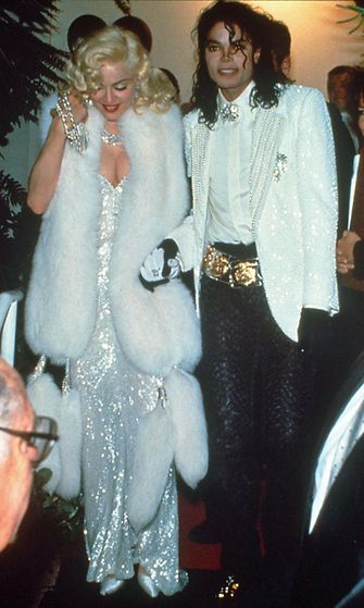 Madonna ja Michael Jackson vuonna 1991.