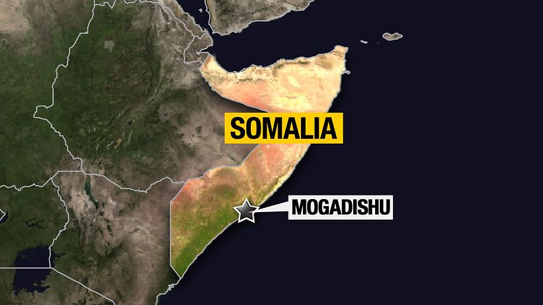 Mogadishu kartalla