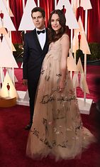 Keira Knightley ja James Righton Oscar-gaalassa 2015. (1)