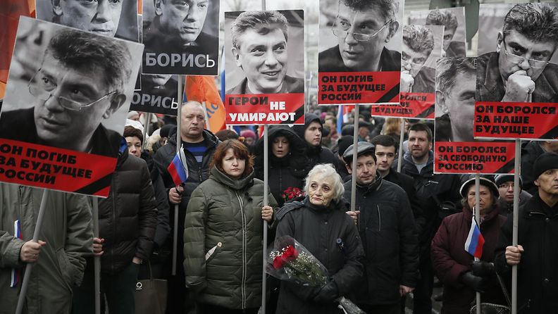 Moskova muistomarssi Boris Nemtsov