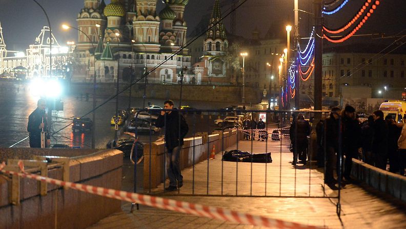 Boris Nemtsov murhattiin myöhään perjantai-iltana Moskovassa.