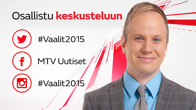 Vaalit 2015 Kuumat nimet -vaalitentti Juha-Kaija