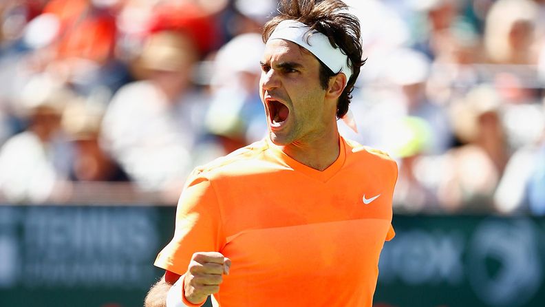 Roger Federer hakee Indian Wellsistä viidettä turnausvoittoaan.