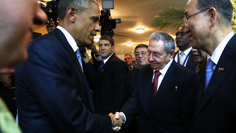 Castro ja Obama 11.4.2015