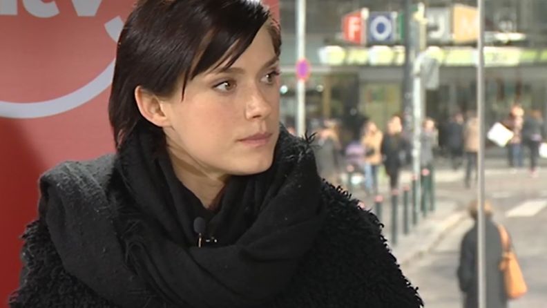 Krista Kosonen vieraili MTV:n Vaalikuution lähetyksessä.