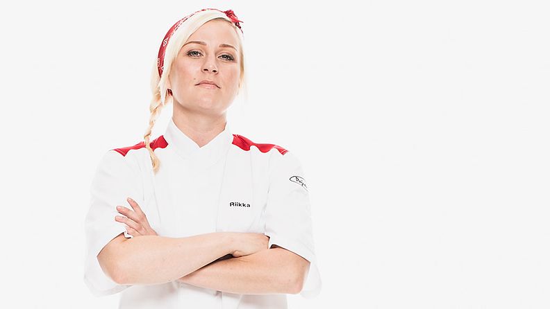 Hell's Kitchen Suomi -kilpailija Riikka Pulli.