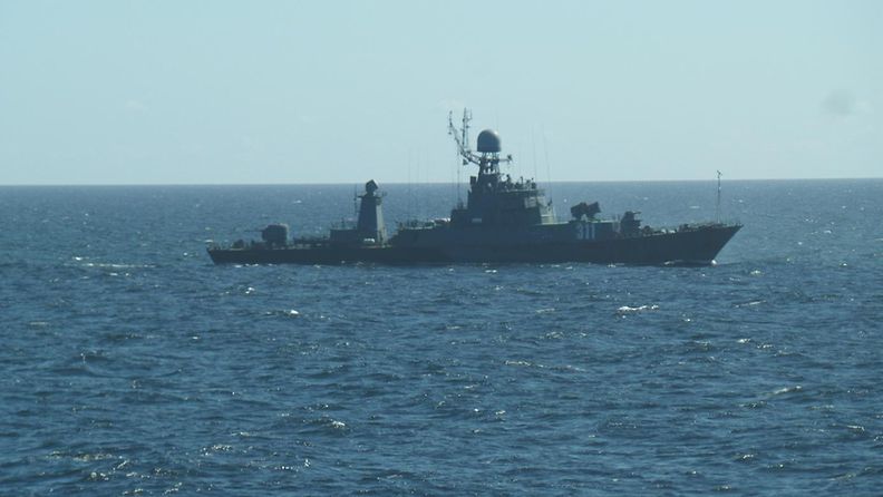 Tutkimusalus Aranda kohtasi venäläisen sukellusveneen Gotlannin lähellä.