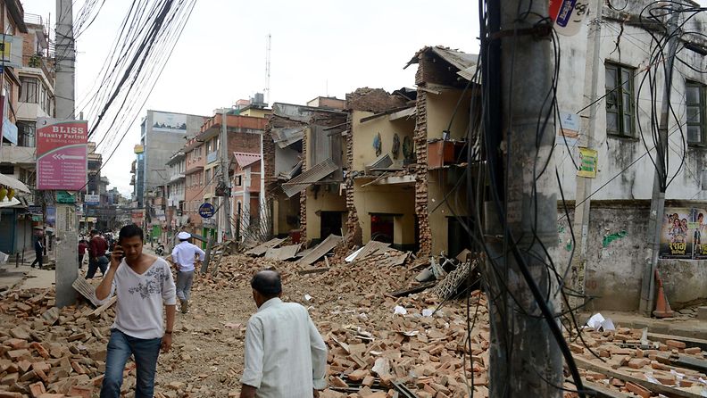 Nepalin maanjäristys 25.4.2015.