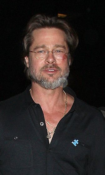 Brad Pittin kasvojen ruhje hämmensi Hollywoodissa 26.4.2015.