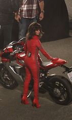 Penelope Cruz Zoolander 2 -elokuvan kuvauksissa Roomassa 25.4.2015. (1)