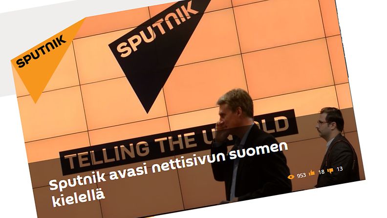 Suomenkielinen Sputnik-uutissivusto