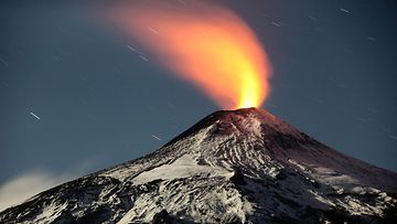 Hereillä ollaan! Villarrica näytti miksi se on yksi Chilen aktiivisimmista tulivuorista.