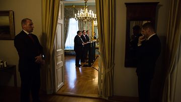 Hallitusneuvottelut 2015 Stubb Sipilä Soini
