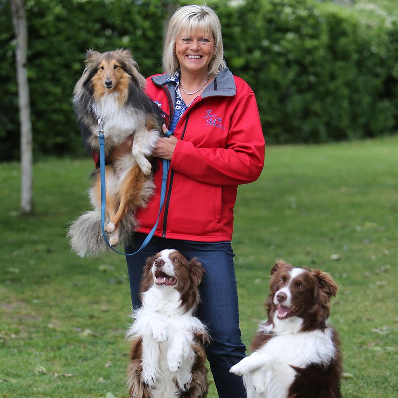 Britain’s Got Talent voittaja O’Dwyer koiriensa kanssa.