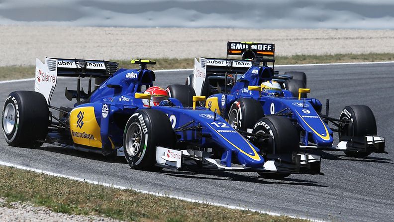 Sauber, Marcus Ericsson, Felipe Nasr, 2015