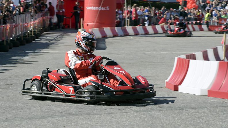 Kimi Räikkönen karting 2015 Helsinki