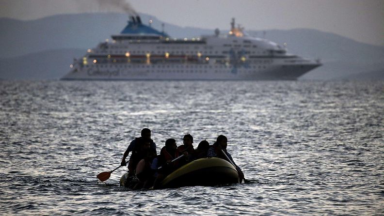 kreikka kos pakolaiset siirtolaiset välimeri 