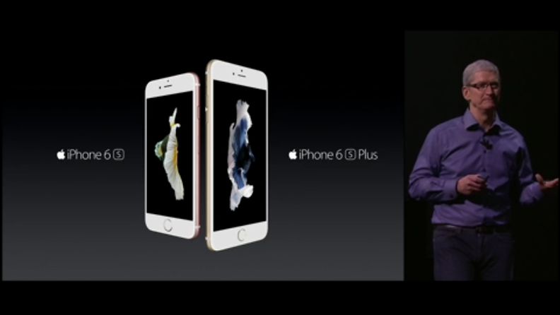 Tim Cook esittelee uusia iPhone 6s -malleja