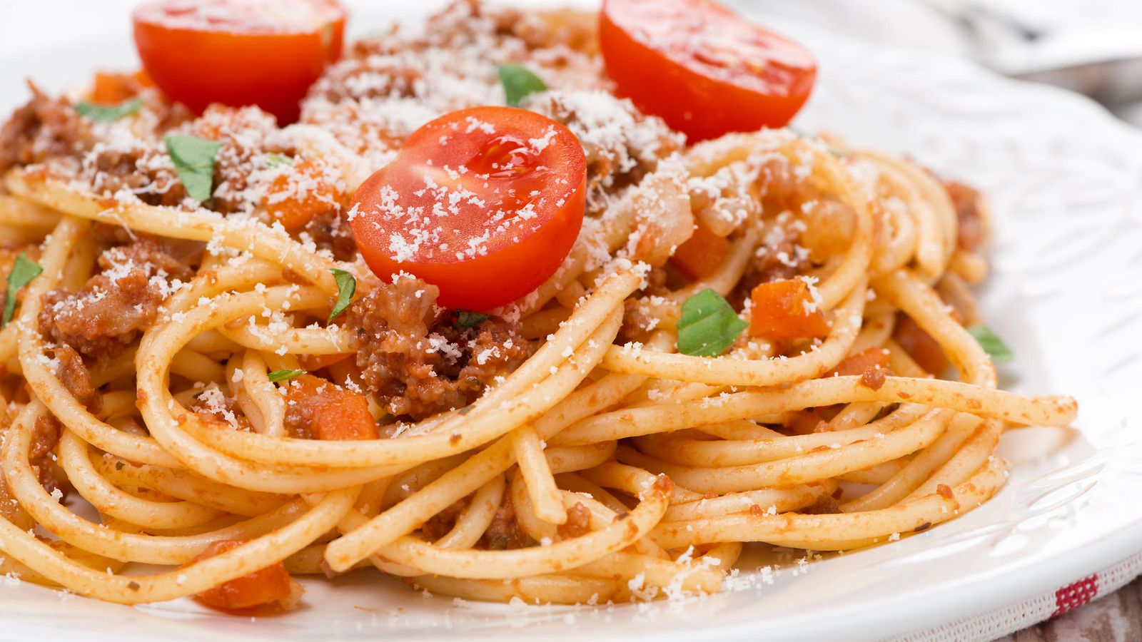 spagetti, bolognese