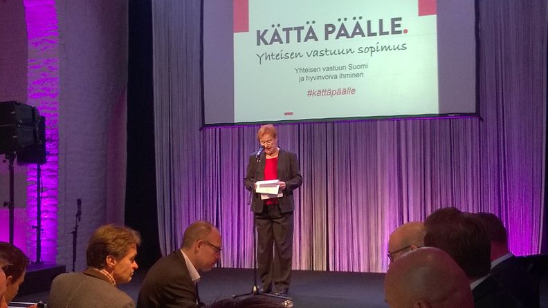 Tarja Halonen, presidentti, yhteiskuntasopimus