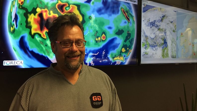 Televisiosta tuttu meteorologi Petri Takala työskentelee nykyään Forecan päämeteorologina. 