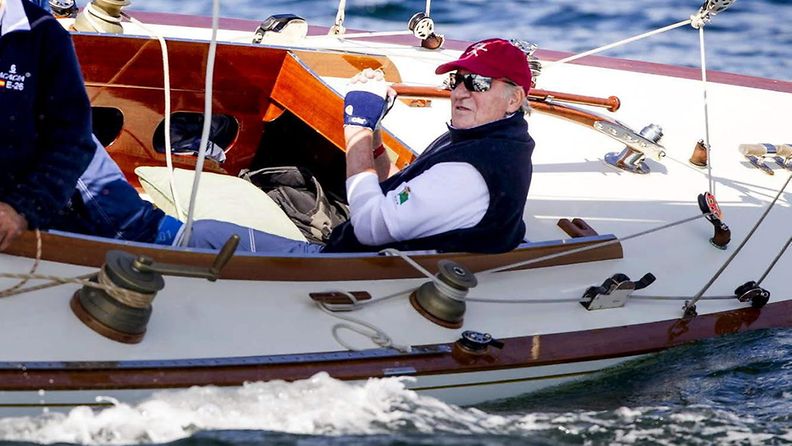 Juan Carlos purjehtimassa 10.9.2015