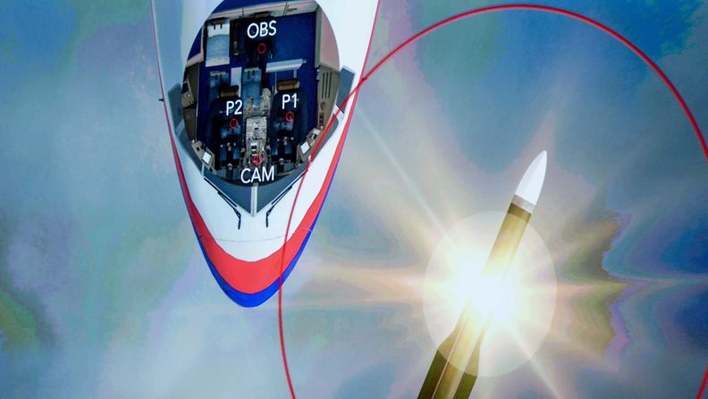 MH17, animaatio, ohjus